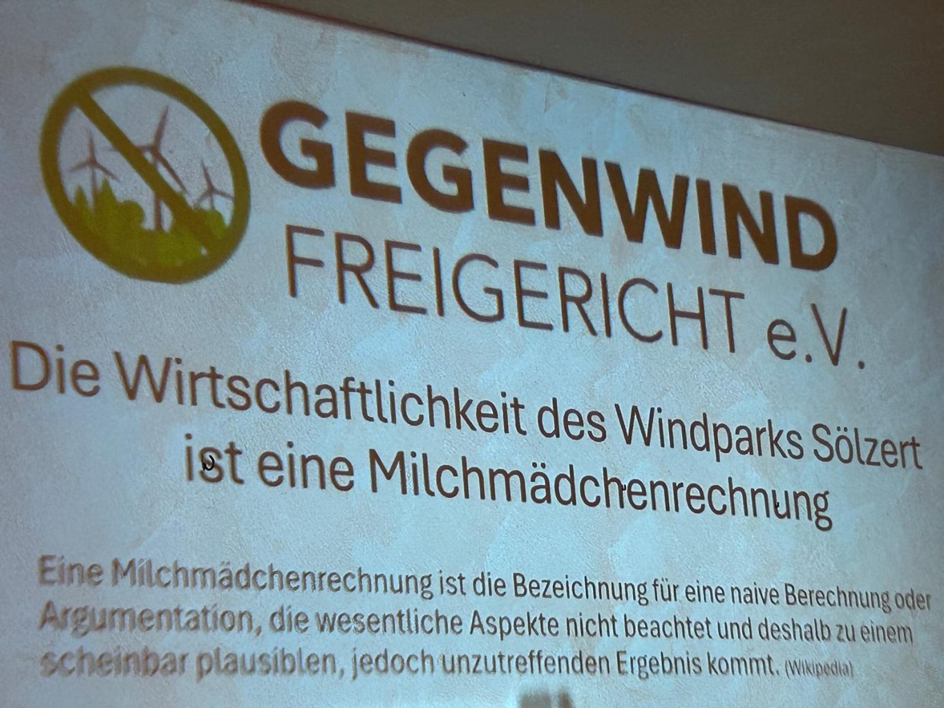 Vortrag an der Sitzung vom 01.11.2024